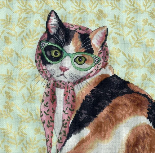 (image for) Mama Cat Counted Cross Stitch Kit